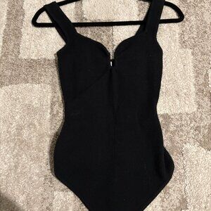 Abercrombie & Fitch Ribbed Sweater bodysuit